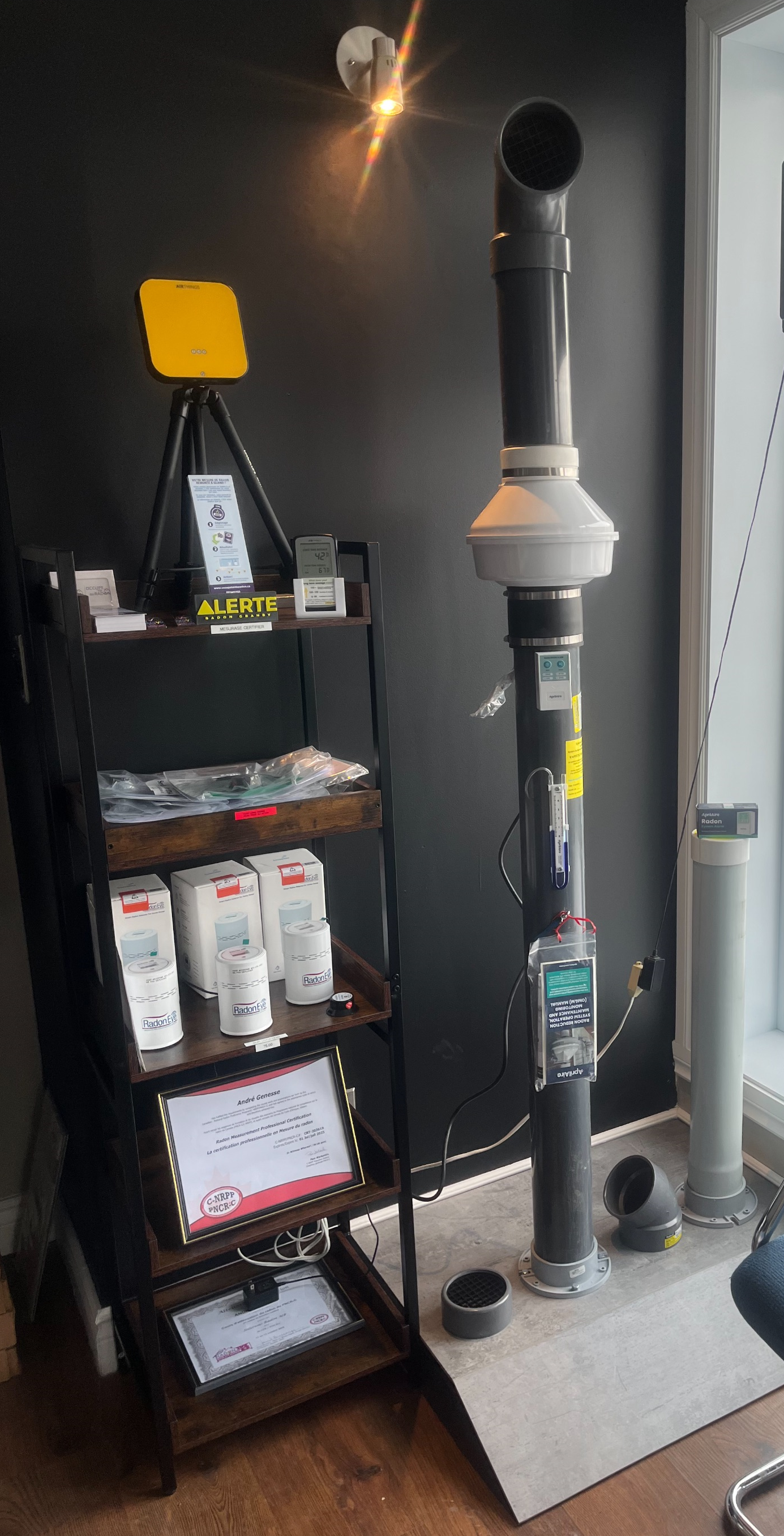 installation radon